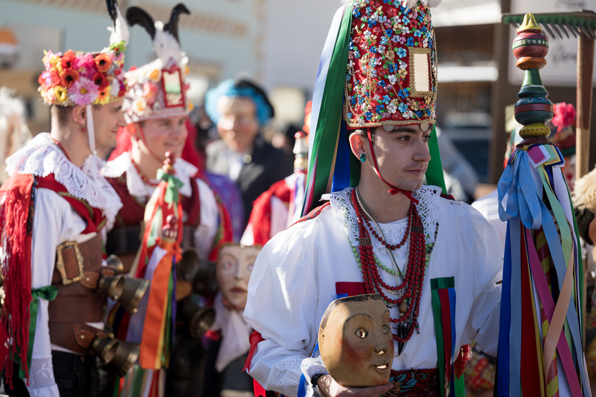 Carnevale Ladino | © Imago garage - Archivio Immagini ApT Val di Fassa Maschera tipica del Carnevale Ladino | © Imago garage - Archivio Immagini ApT Val di Fassa