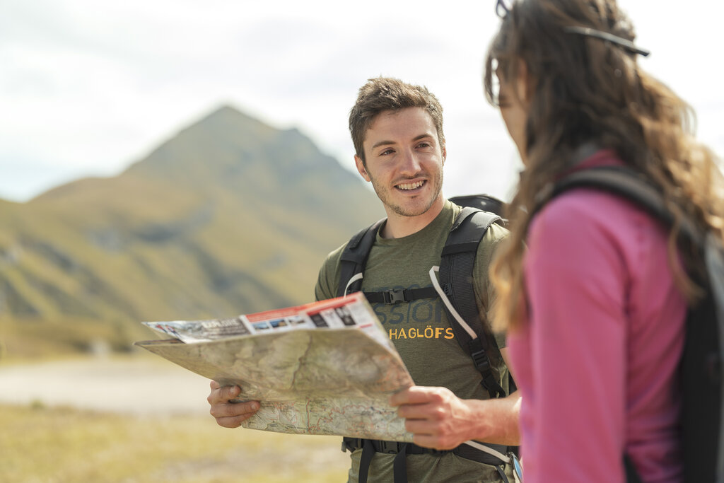 Mappa itinerari Mappa degli itinerari della Val di Fassa