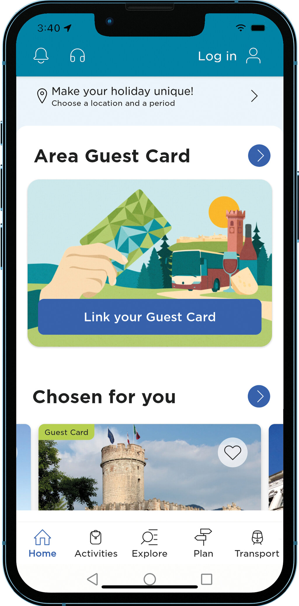 Screenshot Mio Trentino En
