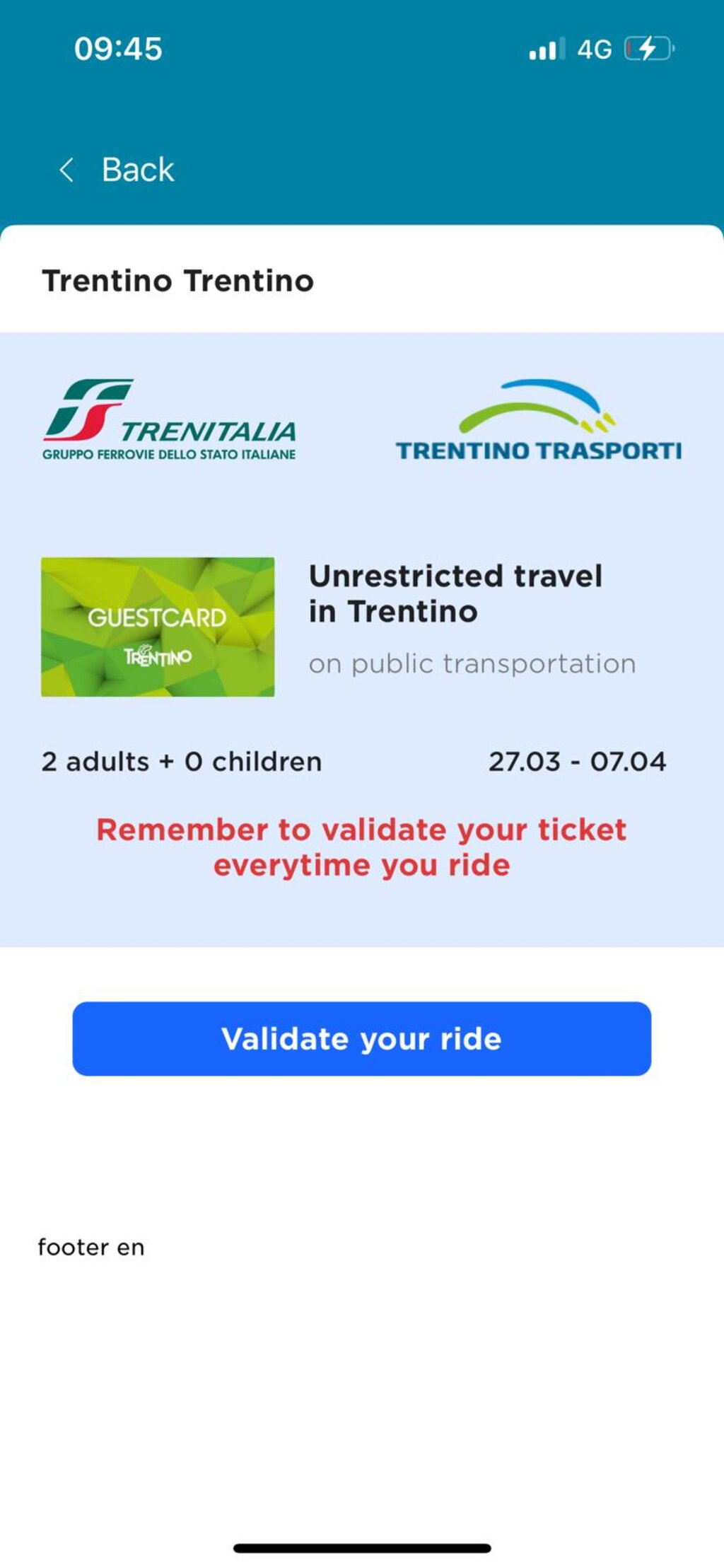 8 Abbonamento Trasporti Gratuiti Con Guest Card EN